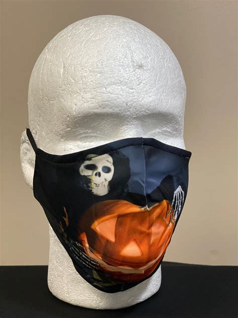 halloween face mask etsy