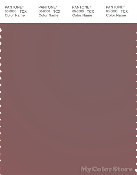 Pantone Smart 18 1612 Tcx Color Swatch Card Rose Taupe Polycolors