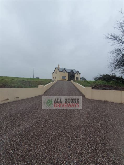 Double Coated Tar And Sandstone Chip Driveway In Mallow North Cork