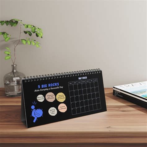 Desk Calendar 2023 | Productivity Desk Calendar | Desk Calendar for ...