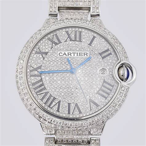 Наручные часы Cartier с бриллиантами купить в Москве Антикварный салон ...