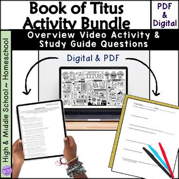 Book of Titus Bible Study Activities BUNDLE by Teaching to Equip