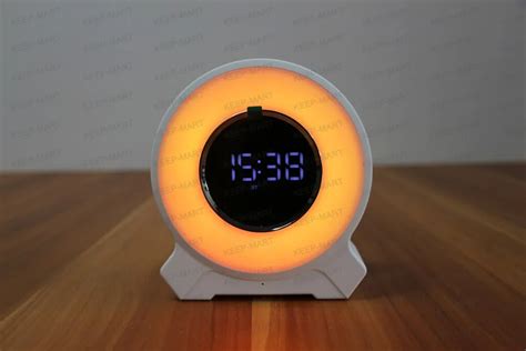 Sunrise Alarm Clock With Bluetooth Speaker - Buy Rechargeable Sunrise Led Alarm Clock With ...