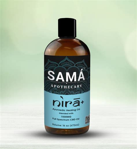 Samá Nira Ayurvedic Healing Oil With 1500mg Cbd 16 Oz 𝖣𝗂𝗌𝖼𝗈𝗏𝖾𝗋 𝖳𝗁𝖾