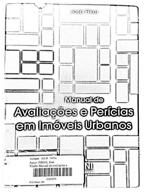 Manual De Avaliações E Perícias Em Imóveis Urbanos José Fiker Z