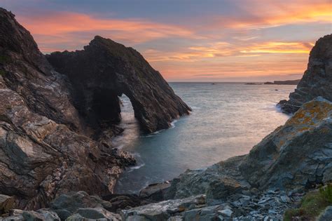 3840x2160 resolution | arch rock structure beside ocean HD wallpaper ...