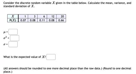 Answered Consider The Discrete Random Variable X Bartleby