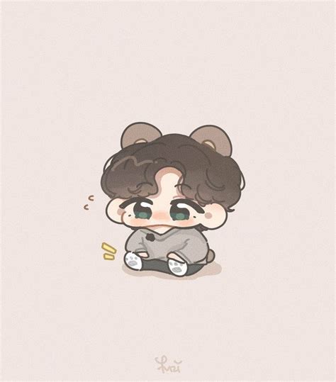 Yuzi V Twitter Chibi Taehyung Fanart Bts Chibi