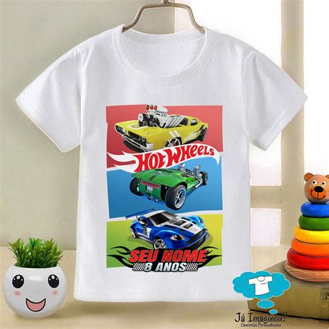 Camiseta Hot Wheels Infantil Elo Produtos Especiais