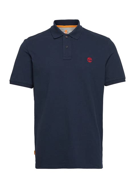 Timberland Millers River Pique Short Sleeve Polo Dark Sapphire Short