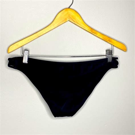 Shade Shore Swim Strappy Side Detail High Leg Extra Cheeky Bikini Bottom Poshmark