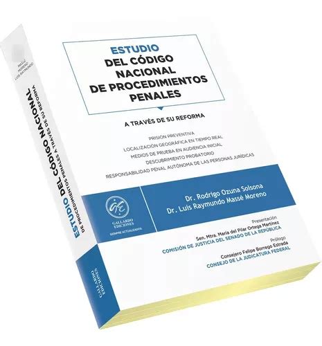 Estudio Del Código Nacional De Procedimientos Penales Envío Gratis