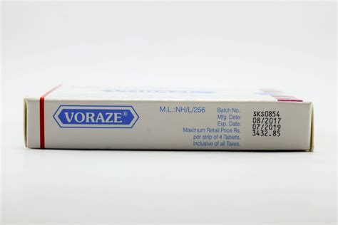 Voriconazole Voraze 200 Mg Tablets Sun Pharma Packaging Type Box At