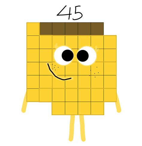 NumberBlock 45 by Mohammad2007 on DeviantArt