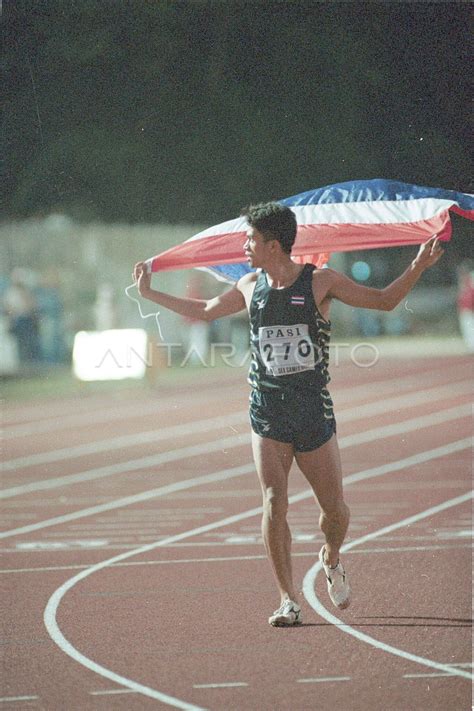 LARI PUTRA SEA GAMES XIX JAKARTA ANTARA Foto