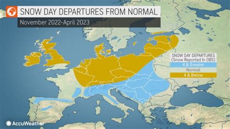 AccuWeather 2022-2023 Europe winter forecast