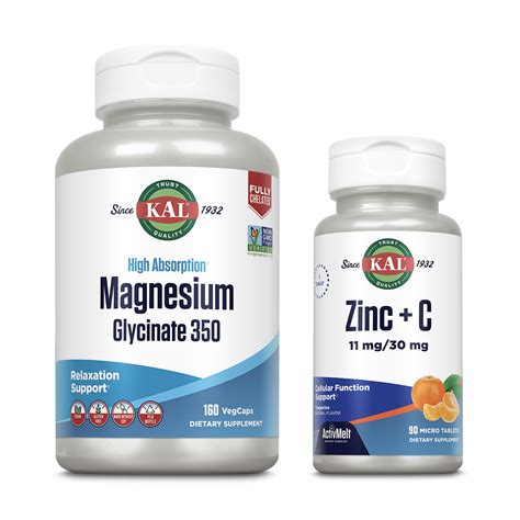 Magnesium & Zinc Bundle – Kal Vitamins