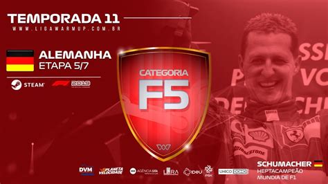 F1 2019 LIGA WARM UP E SPORTS CATEGORIA F5 PC GRANDE PRÊMIO DA