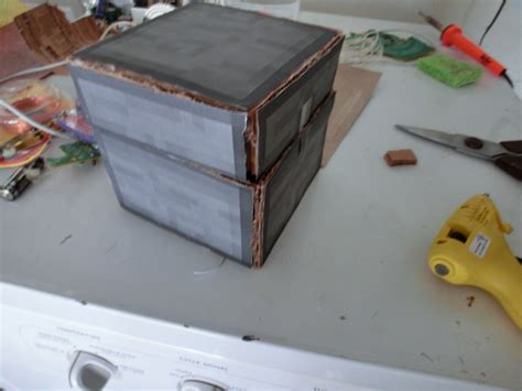 Minecraft Cardboard Chest 8 Steps Instructables