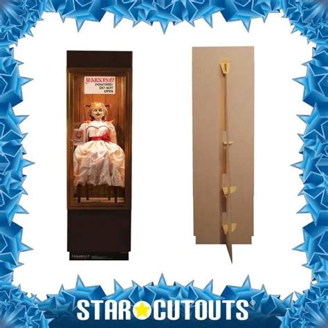 Conjuring Universe Annabelle Possessed Doll In Glass Case Life Size