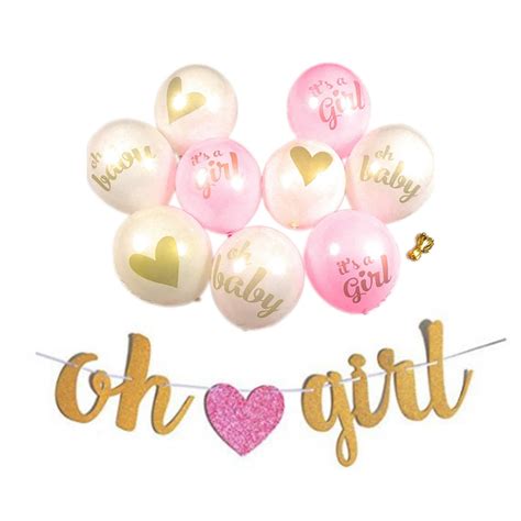 15 Tlg Set Party Deko Luftballons Gold Weiss Pink