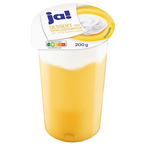 Ja Vanilladessert Mit Sahne 200g Bei Rewe Online Bestellen