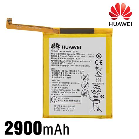 BATTERIA Originale HUAWEI HB366481ECW Per Ascend P9 P20 Lite