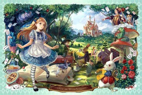 Alice Wonderland Fantasy Fairy Adventure Comedy Depp Disney