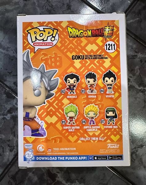 Funko Pop Dbs Goku Ultra Instinct With Kamehameha 1211 Chalice Exclusive Ebay