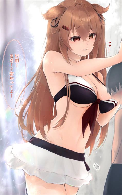 村雨艦これ 村雨改二 「艦これ 村雨 シャワー室にて😌 」太巻きサイダーのイラスト