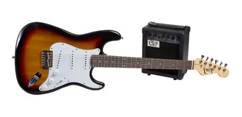 Pack Guitarra Stratocaster Y Amplificador Creep Completo Sb