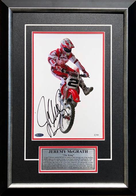 Jeremy Mcgrath Flying High Autographed Collectables