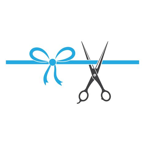 cutting ribbon with scissor vector illustration 20637653 Vector Art at ...