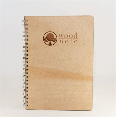 Notizbuch mit Woodnote Logo A5 – Woodnote