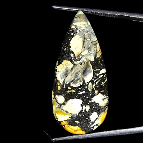 22 40Cts Natural Maligano Jasper Pear Cabochon Loose Gemstone EBay