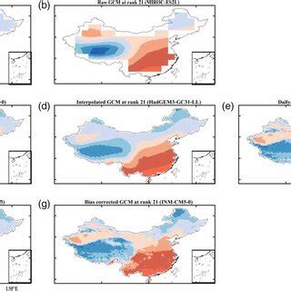 Spatial Patterns Of Mean Daily Precipitation From To Of The