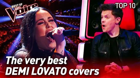 Top 10 Best Demi Lovato Covers In The Voice Youtube