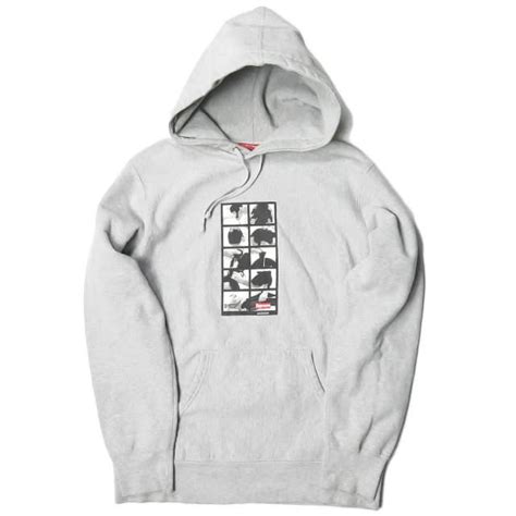 Supreme シュプリーム 16aw カナダ製 Sumo Hooded Sweatshirt 相撲 スウェットプルオーバーパーカー M