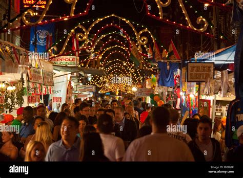 Feast Of San Gennaro Festival In Little Itally In New York City Stock