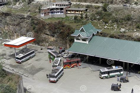 New Bus Stand Built In Himalayan Village Rampur State Himachal Pradesh