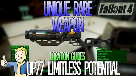 Fallout 4 Prototype UP77 Limitless Potential Unique Rare Weapon