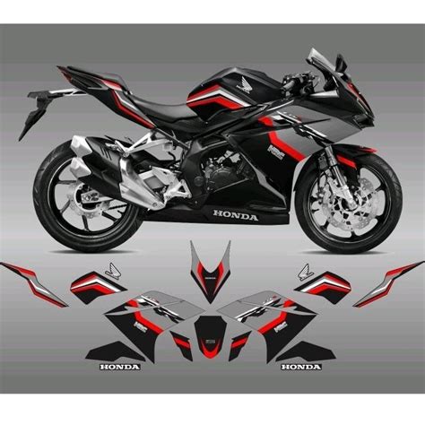 Jual STRIPING CBR 250 RR GRAFIS CUSTOM STIKER DECAL CBR250 SEMIFULL