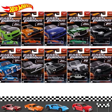 Hot Wheels Modelo De Coche Original Serie Fast And Furious Ford Dodge Charger Mustang Juguetes