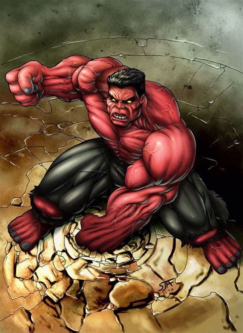 The Red Hulk General Thaddeus E Thunderbolt Ross Is A Fictional Character Who Appears In