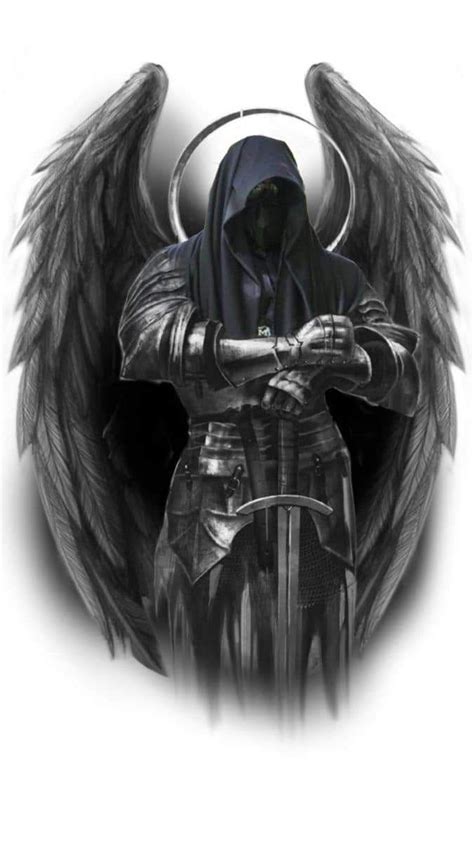 Dark Angel Arc Ngel Tattoo Tatuaje Ngel Guerrero Tatuajes De