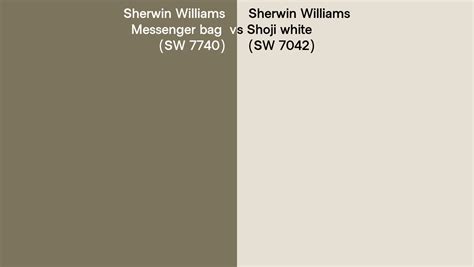 Sherwin Williams Messenger Bag Vs Shoji White Side By Side Comparison