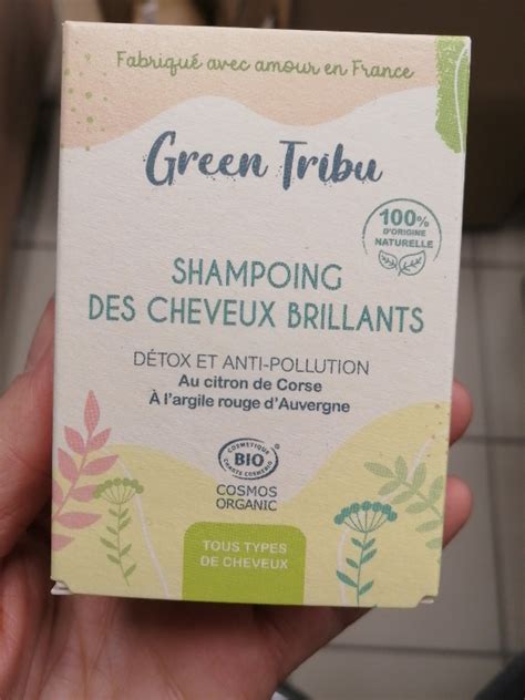 Green Tribu Shampooing Des Cheveux Brillants Citron De Corse Argile