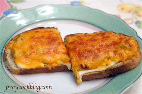 Tomato And Melted Cheese Open Faced Sandwich Recipe — Dishmaps