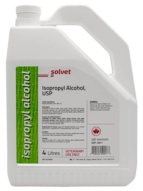 Isopropyl Alcohol 99 Usp Solvet