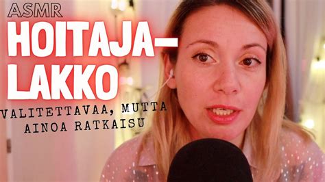 Lis Palkkaa Hoitajille Nyt Asmr Suomi Youtube